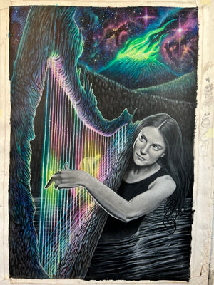 PRE ORDER "The Strings of Neon"  Limited Edition Print of 30