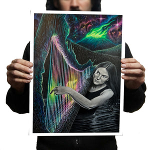 PRE ORDER "The Strings of Neon"  Limited Edition Print of 30